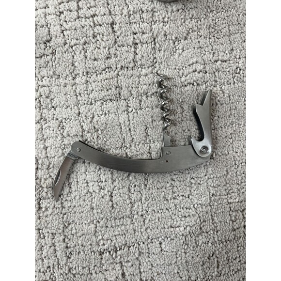 Wine Opener Kit 4 Pcs Set In Zipper Case New Bar Tools.euc - Picture 14 of 16